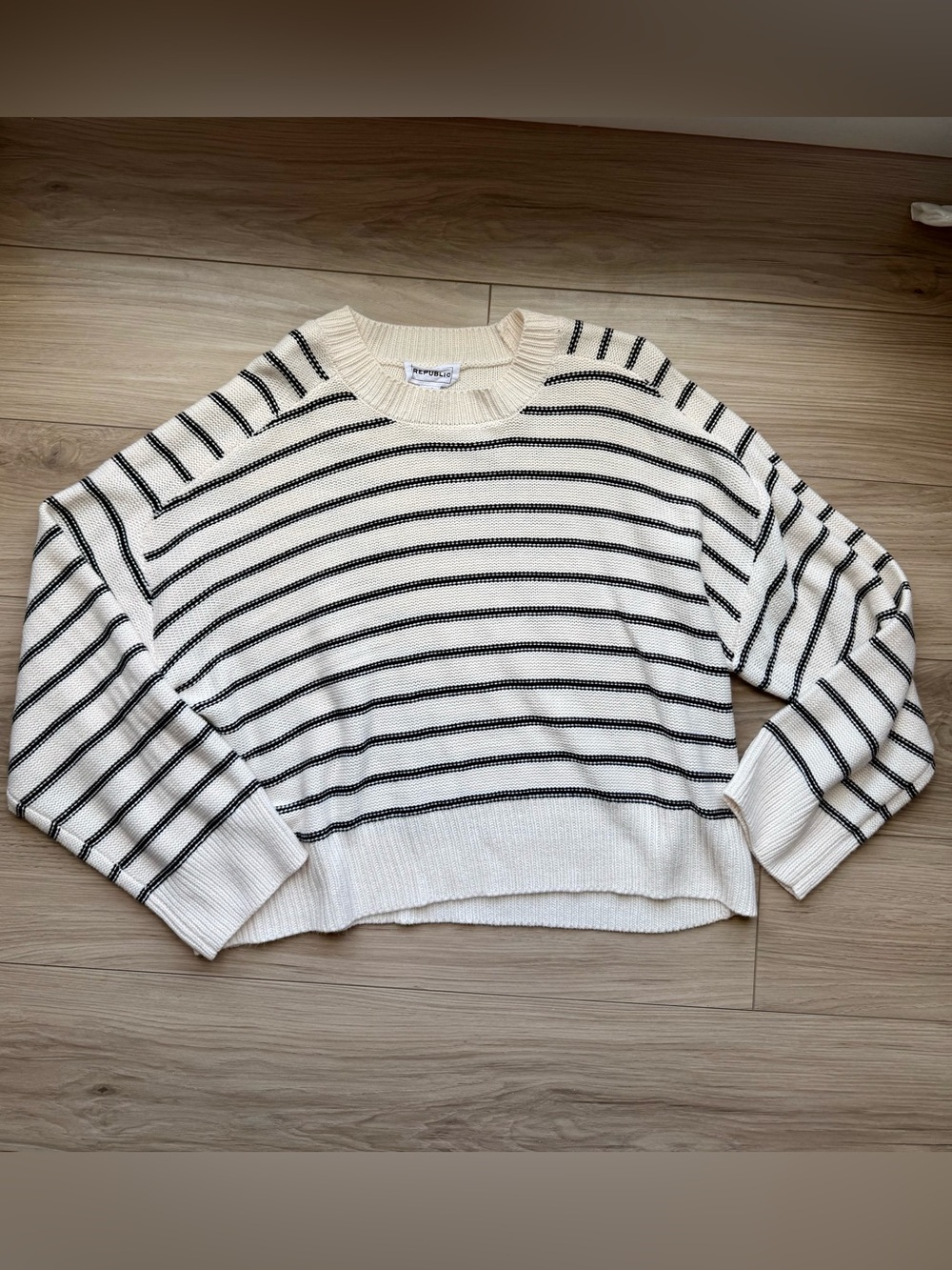 Black & White Striped Sweater